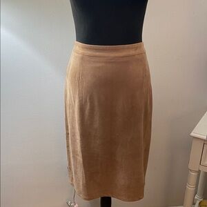 Lulu's Chic Brown Pencil Skirt